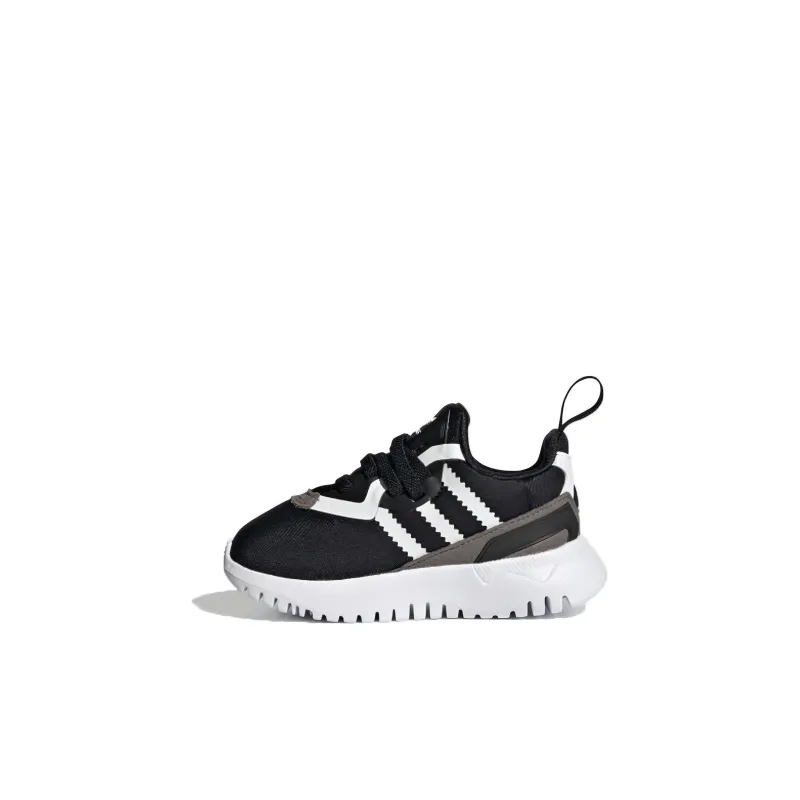 Adidas Originals Flex Collection Breathable Low Top Toddler Shoes Black White Gray Infant And Toddler-0