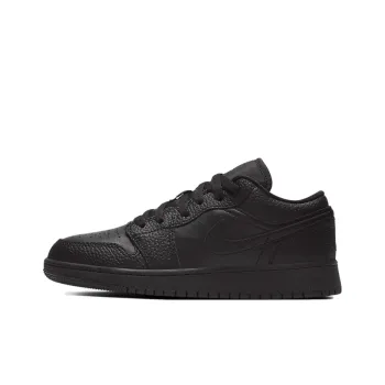 Jordan 1 Low GS Triple Black 2020