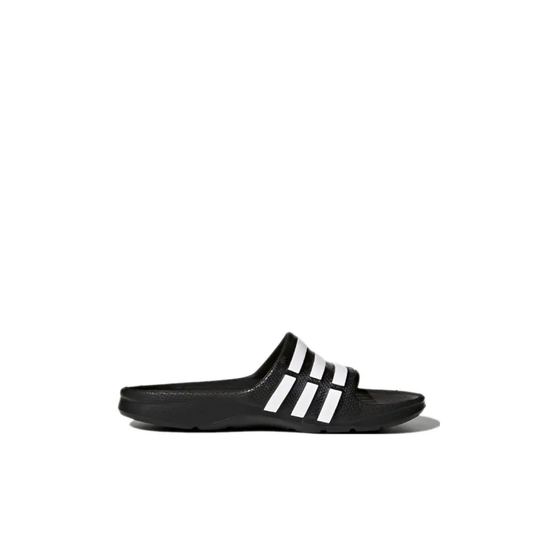 Adidas Duramo Series Abrasion Resistant Kids' Slippers Charcoal Black Kids'-1