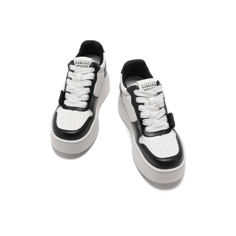 KODI Anti Slip And Wear Resistant Height Increasing Low Top Skateboard Shoes Women's-11
