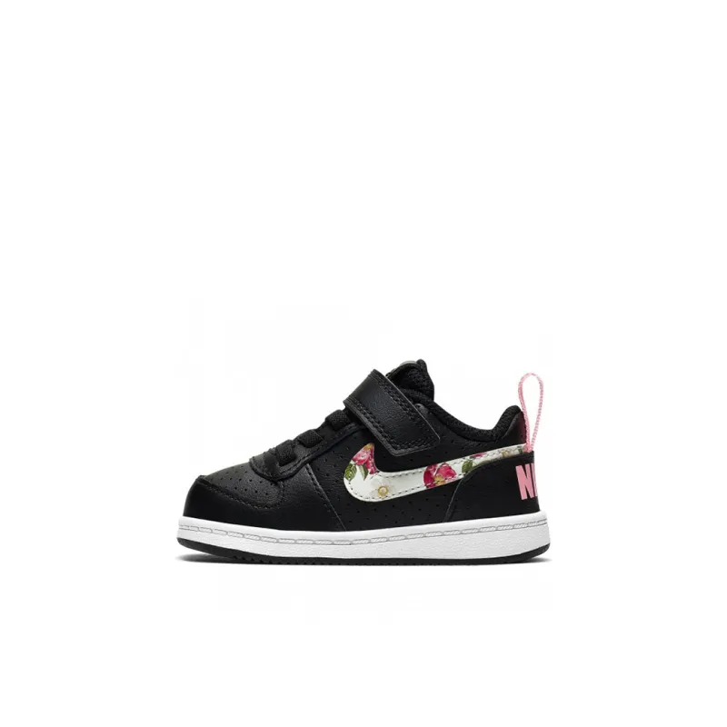 Nike Court Borough Low Vintage Floral Black Pink TD-0