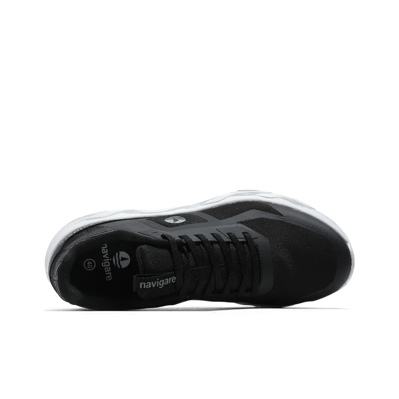 NAVIGARE Trendy Jogger Running Shoes Men Low Top Black/Gray/White/Gray/Orange/Red-2