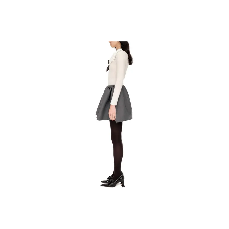 SHUSHUTONG PF24 Casual Short Skirts Women's Gray-3