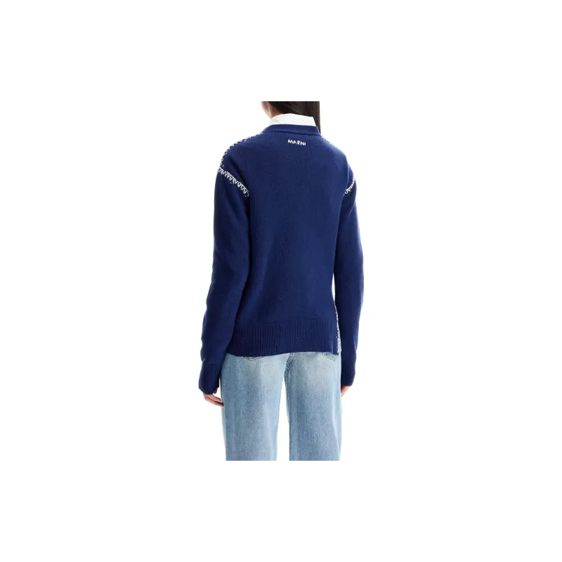 MARNI Button Up Knit Cardigan-2