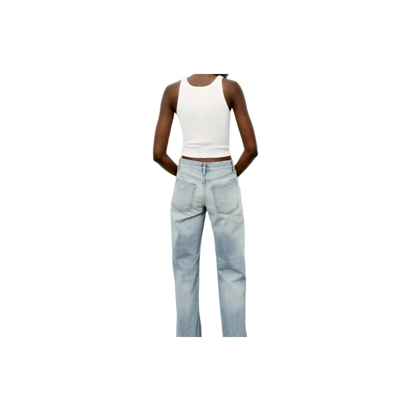 ZARA Tank Tops Women's White-2