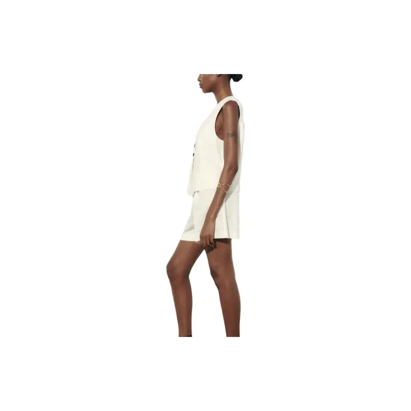 ZARA Casual Shorts Women's White-4