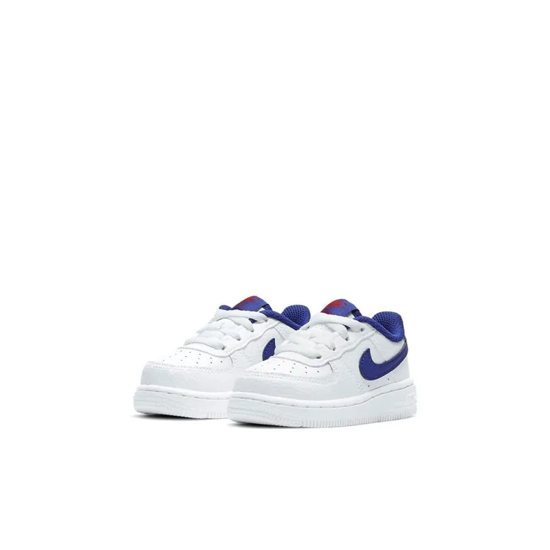 Nike Air Force 1 Low White Deep Royal Blue University Red TD-2