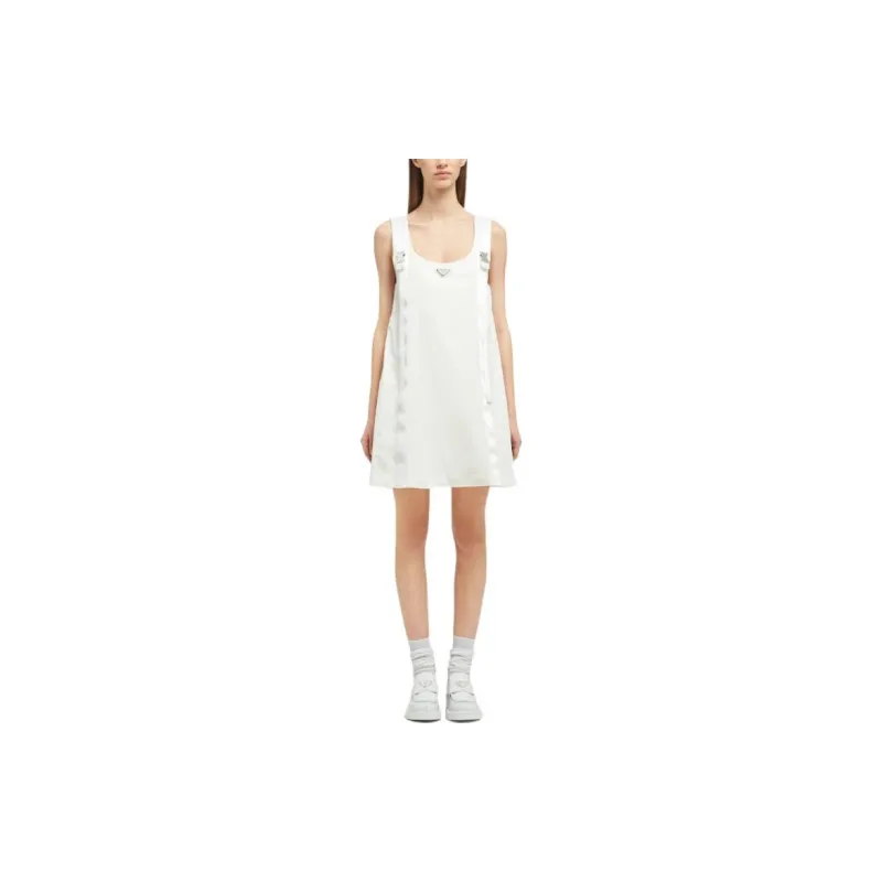 PRADA Slip Dresses Women's White-1