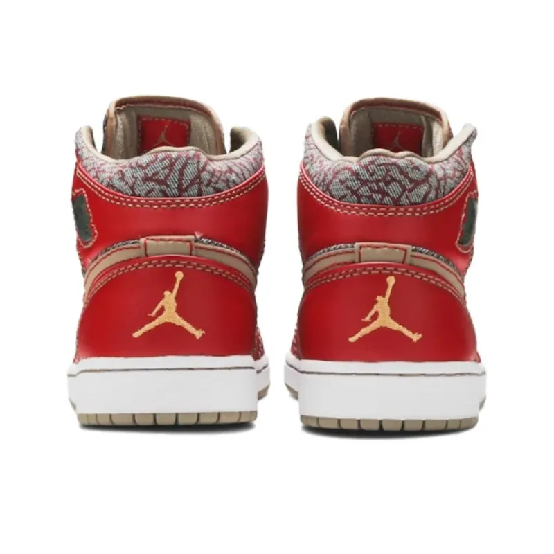 Jordan 1 Retro Levi's W/ No Pants And T Shirt-3