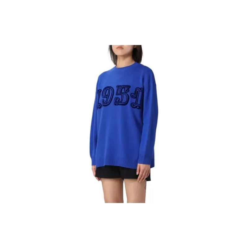 MaxMara Number Intarsia Crewneck Sweater-2