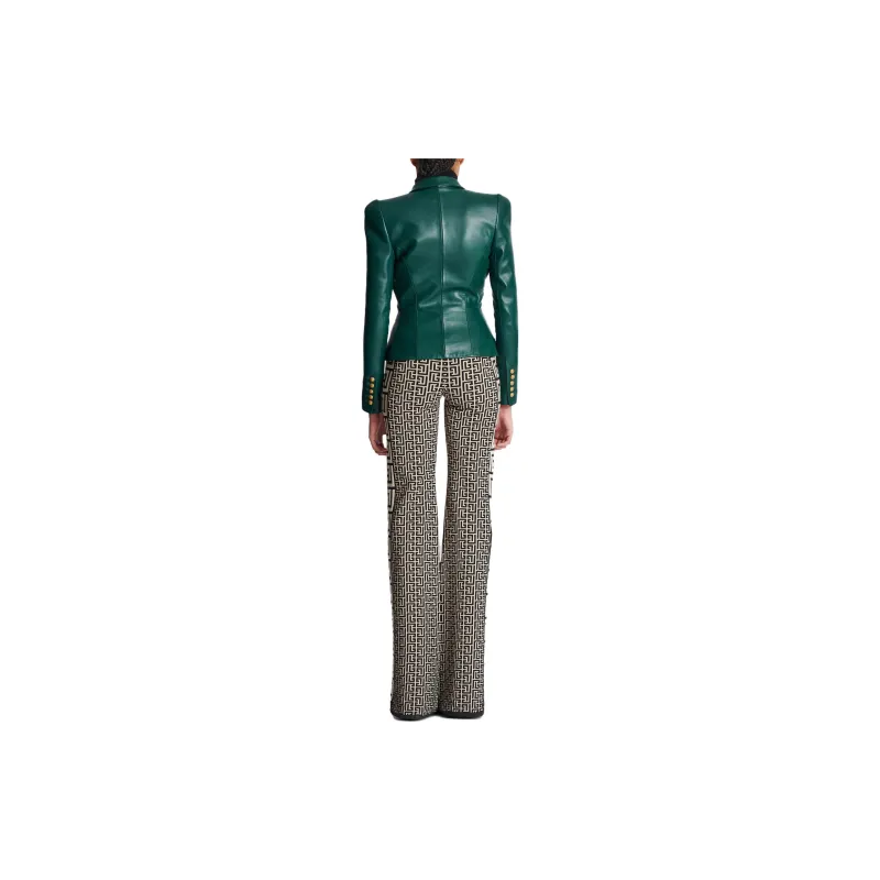 BALMAIN Jackets Women's Green-4