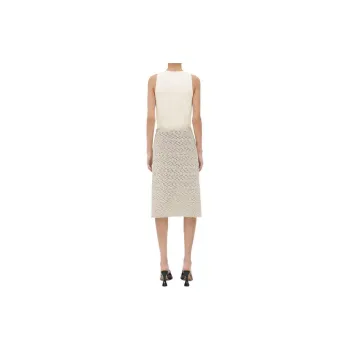 Bottega Veneta Crochet Knitted Skirt
