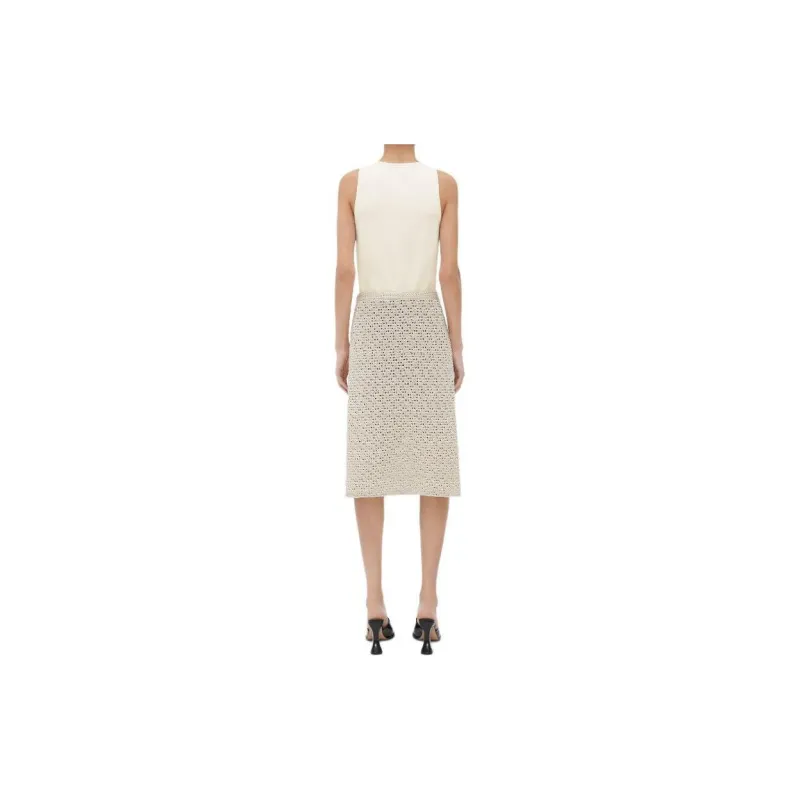 Bottega Veneta Crochet Knitted Skirt-1
