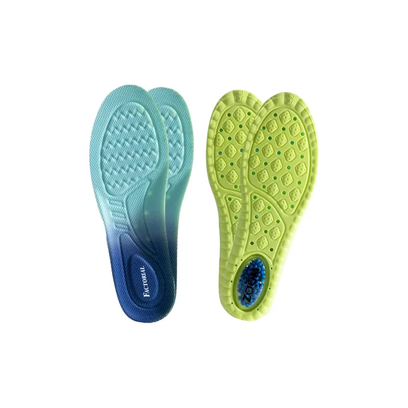 FACTORIAL Deodorizing K208 Fabric+PU+Mugwort Fragrance+Secret Particle Pads Insoles Unisex-2