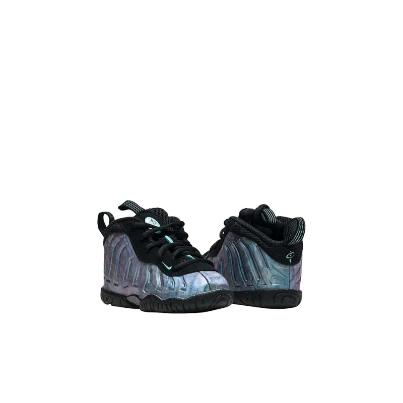 Nike Foamposite One PRM Anti-Slip Wear-Resistant Mid-Top Toddler Shoes Black Multicolor Infant And Toddler-2