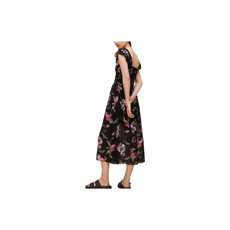 ALLSAINTS Short-Sleeved Dresses Women's Black-2