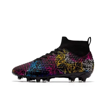 Kuding TF Rubber Broken Studs Artificial Ground Anti Slip Wear Resistant Soccer Shoes Unisex