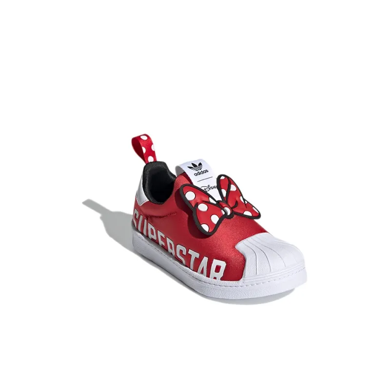 Adidas Originals 360 X C Breathable Low Top Kids' Skateboarding Shoes Red White Children Aged 3 7 Years Old-2