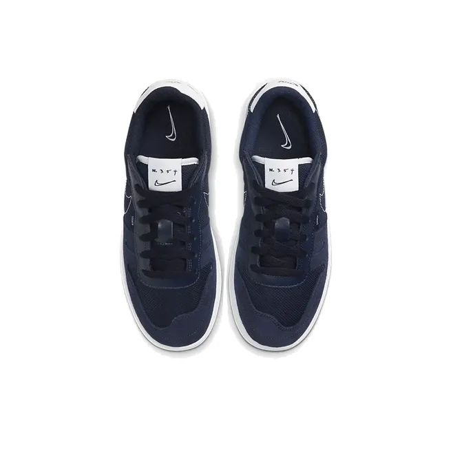 Nike Squash Type Low Top Kids' Skateboarding Shoes Dark Blue Unisex-3