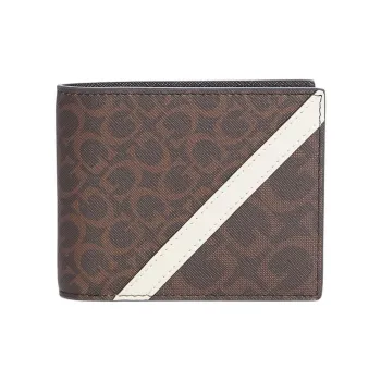 GUESS Artificial Leather Wallet Regular Men's Brown