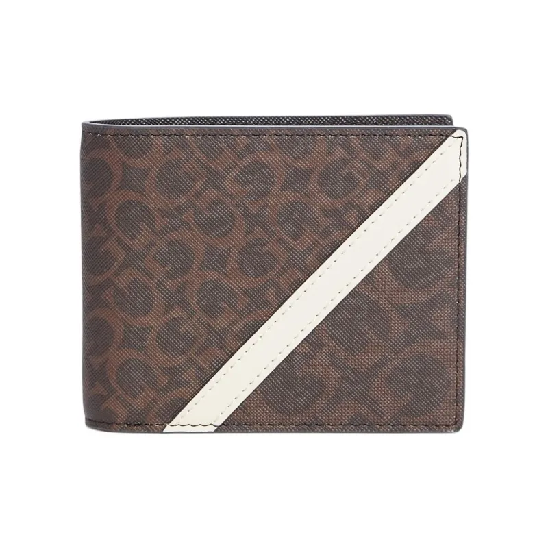 GUESS Artificial Leather Wallet Regular Men's Brown-0