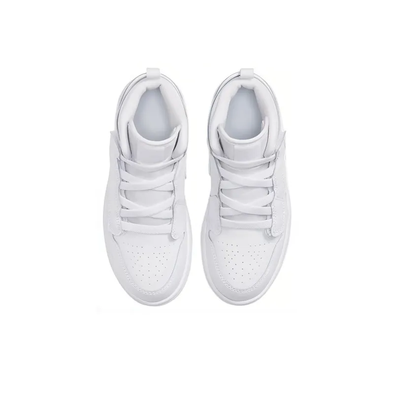 Jordan 1 Mid ALT PS Triple White-2