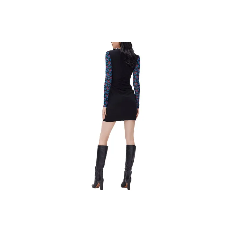 DVF Diane Von Furstenberg FW23 Long-Sleeved Dresses Women's Multicolor-2