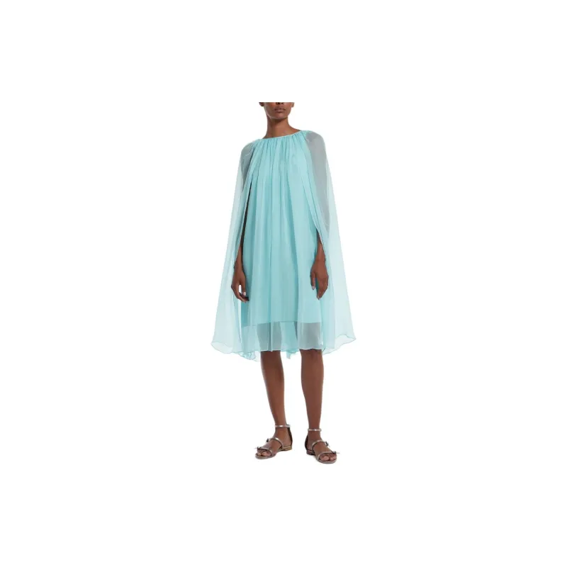 MaxMara Short Sleeveless Flared Dress-1