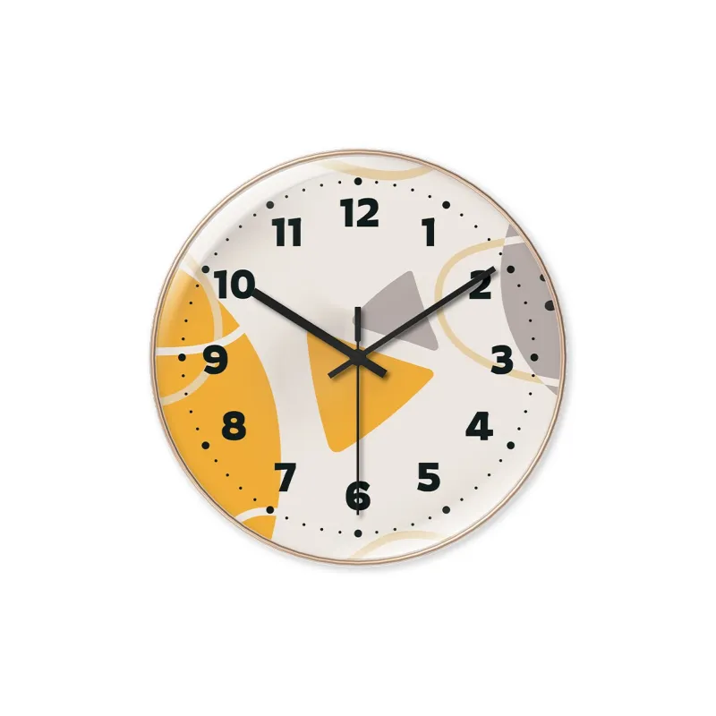 WEESHI Sweeping Seconds Movement Minimalist Style Wall Clock Unisex-0