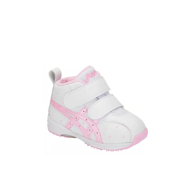 Asics Suku GD. Runner Baby SL Mid Abrasion Resistant Mid Top Toddler Shoes White Pink Infant And Toddler-2