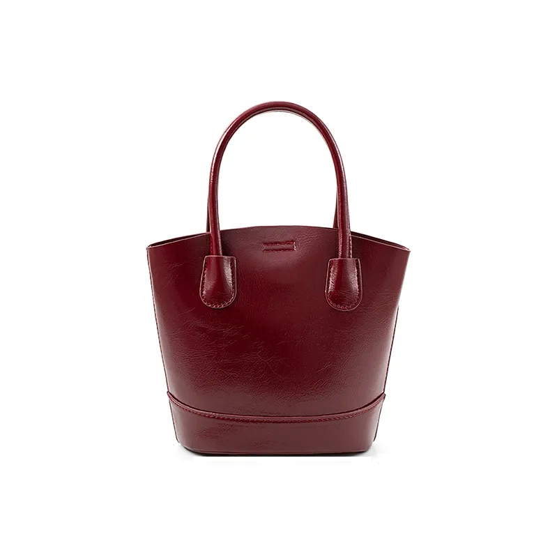 Vigno Synthetic Leather Handbags Shoulder Bag Crossbody Bag Regular Women's Red-4