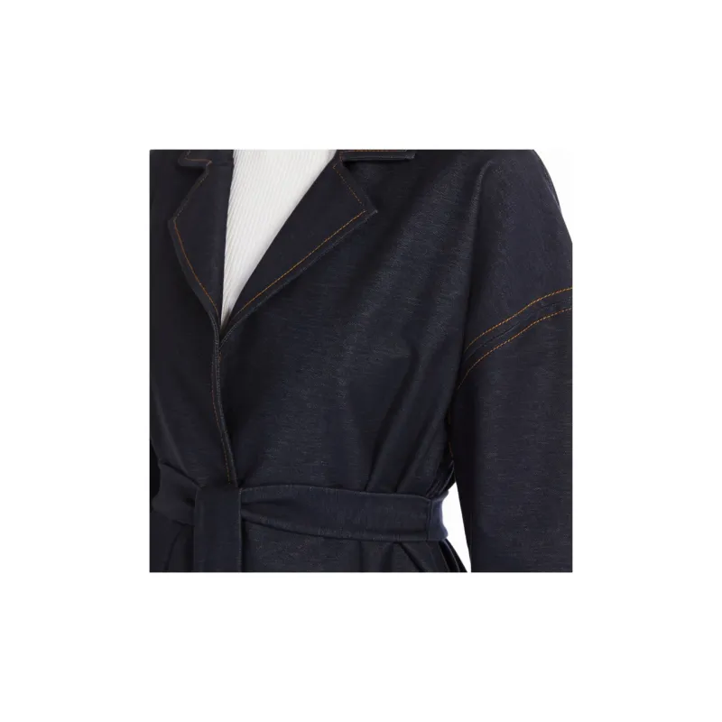 MaxMara Jackets Coats Women's Marine Blue-4