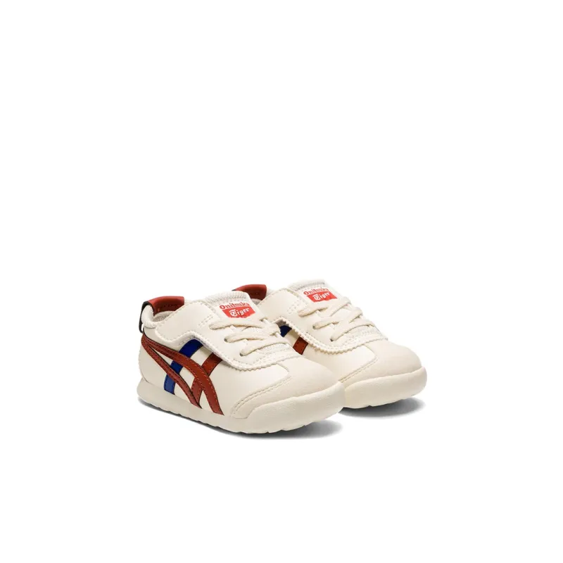 Onitsuka Tiger MEXICO 66 Low Top Sports Casual Shoes White Red Infant And Toddler-2