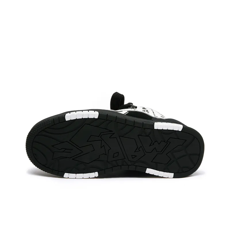 DFOA Low Top Skateboard Shoes Unisex Black-5