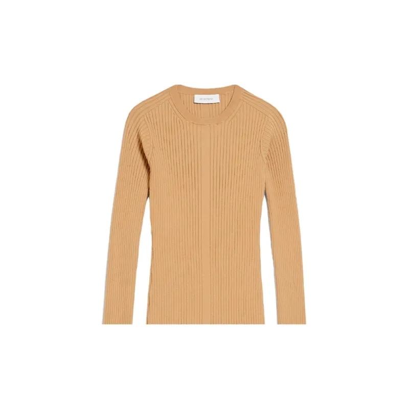 SportMax Rib-knit Long-sleeve Dress-3