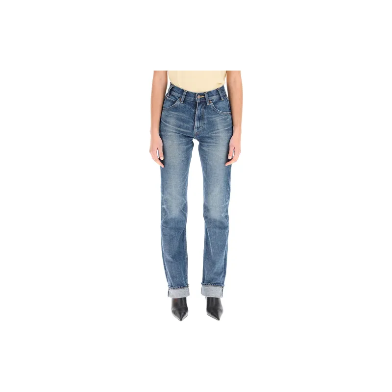 CELINE Jeans Women's Washable Blue-3