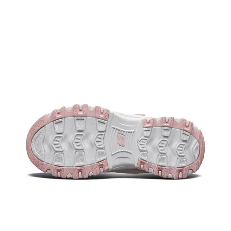 Skechers D'LITES Series Slip Resistant Cushioning Abrasion Resistant Kids Lifestyle Shoes Pink Teenagers-4