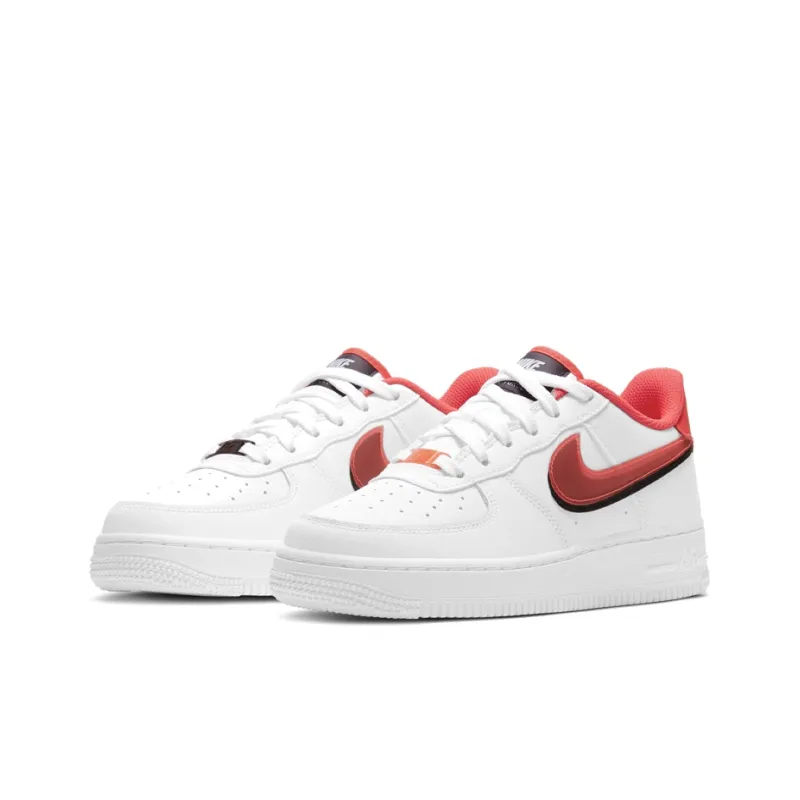 Nike Air Force 1 LV8 Double Swoosh Bright Crimson GS-2