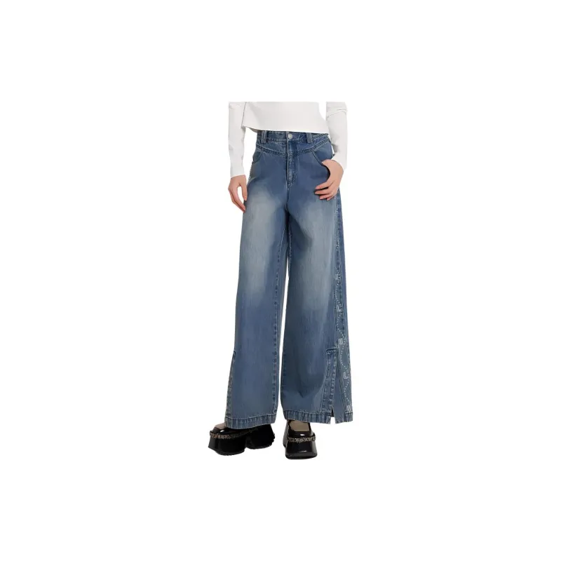 LULUALWAYS Jeans Women's Blue-1