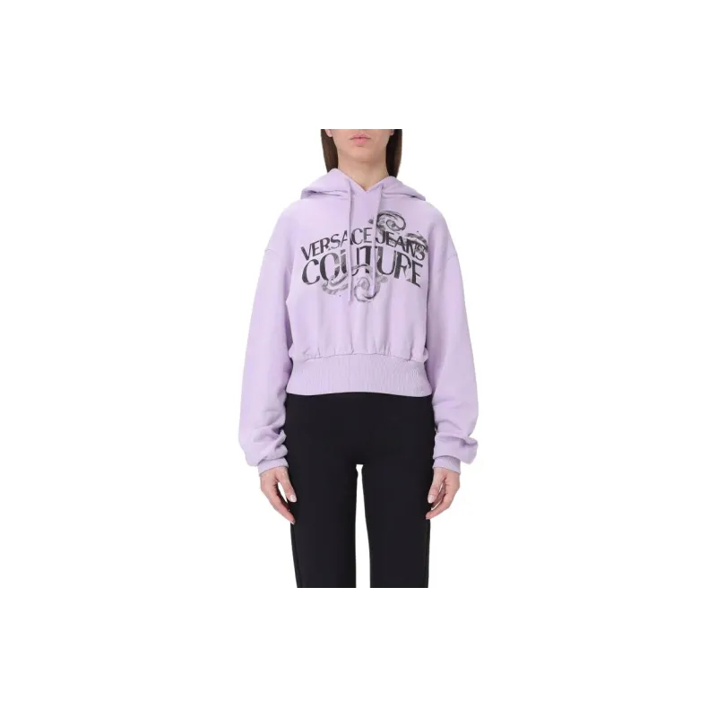 VERSACE JEANS COUTURE SS24 Sweatshirt Women's Purple-1
