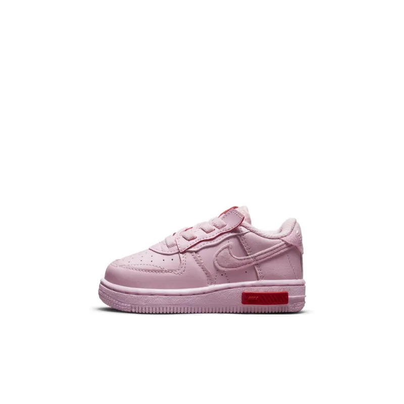 Nike Air Force 1 Fontanka Slip-Resistant Cushioning Abrasion-Resistant Low-Top Skateboard Shoes Pink Infant And Toddler-0
