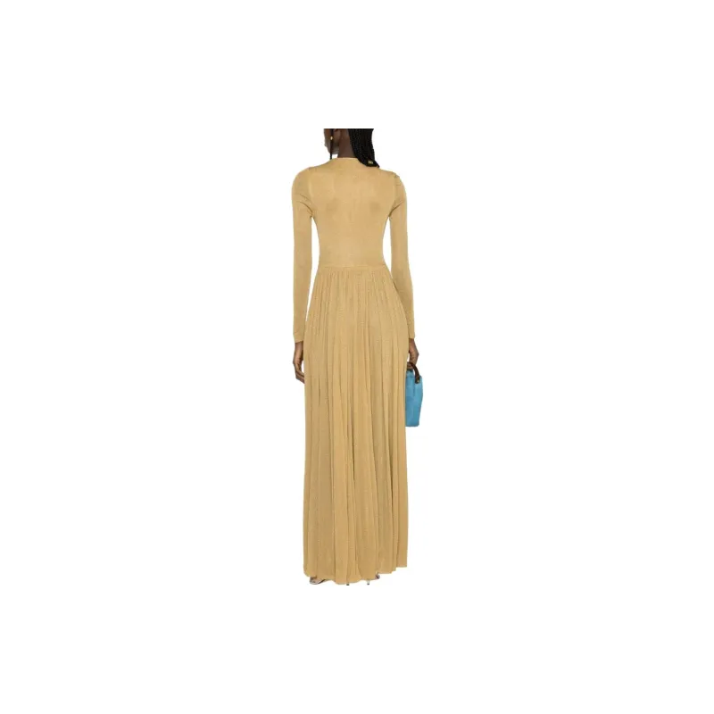 Zimmermann Lyrical Pleated Lurex Gown-2
