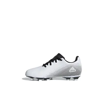 Adidas X GHOSTED 4 Flexible Ground Boots Anti Slip Wear Resistant Low Top Soccer Shoes White Kids'