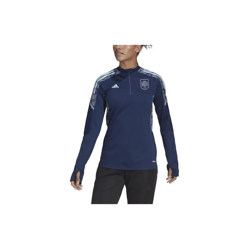Adidas Spain Condivo 21 Training Top Soccer Jerseys Women's Dark Blue-2