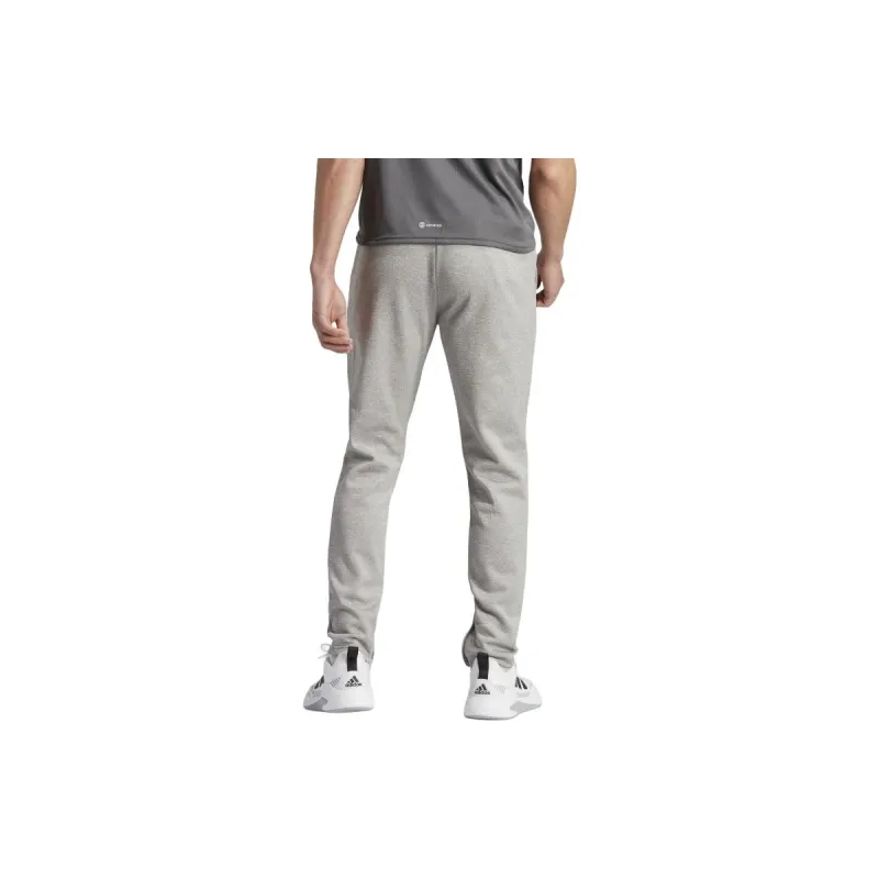 Adidas AEROREADY GAME AND GO SMALL LOGO TRAINING Knitted Sports Pants Men's Gray/White-2