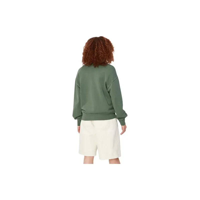 Carhartt WIP SS24 Women's’s Duster Script Sweatshirt Sweatshirt Women's Green-3