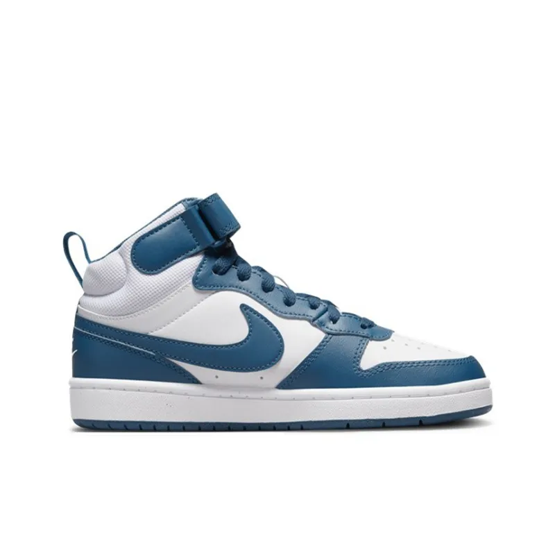 Nike Court Borough Mid 2 White Marina GS-1
