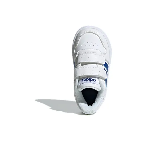 Adidas Neo Hoops 2.0 Abrasion-Resistant Low-Top Toddler Shoes White Infant And Toddler-3
