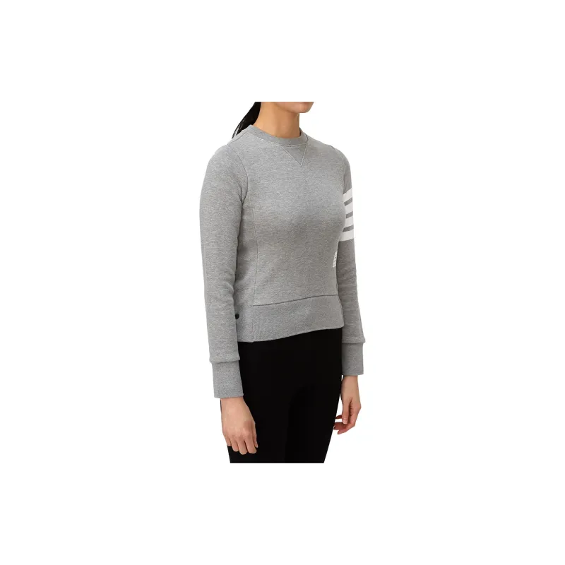 THOM BROWNE Classic Loopback 4 Bar Sweatshirt-5