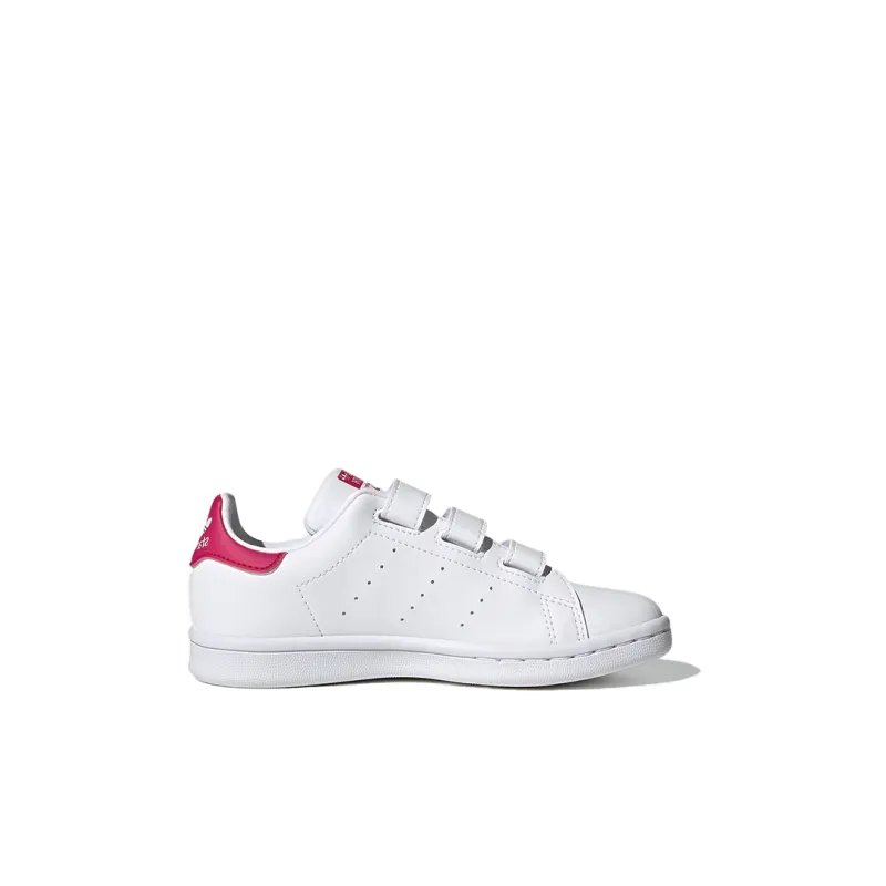 Adidas Stan Smith J 'White Bold Pink'-1